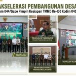 AKSELERASI PEMBANGUNAN DESA: Kasrem 044/Gapo Pimpin Paparan Kesiapan TMMD Ke-130 Kodim 0403/OKU