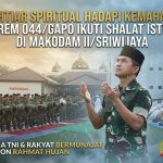 Langit Makodam II/Sriwijaya Bergema Doa: Kasrem 044/Gapo Hadiri Shalat Istisqa Ketuk Pintu Langit Akhiri Kemarau